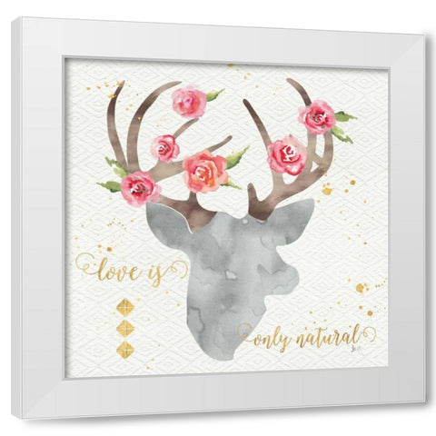 Wild Bohemian II White Modern Wood Framed Art Print by Aiken, Jess