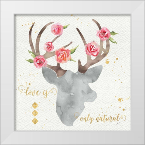 Wild Bohemian II White Modern Wood Framed Art Print by Aiken, Jess