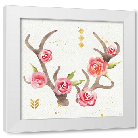 Wild Bohemian III White Modern Wood Framed Art Print by Aiken, Jess