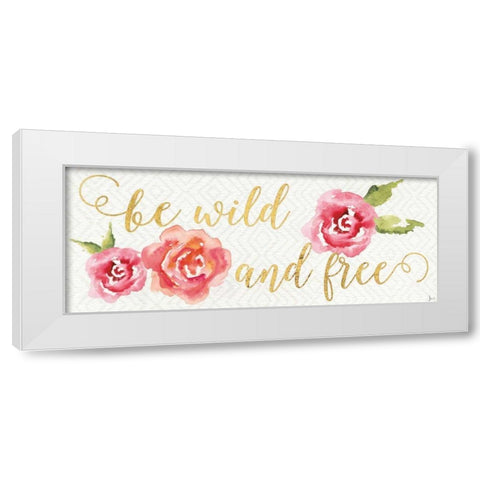 Wild Bohemian V White Modern Wood Framed Art Print by Aiken, Jess