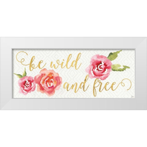 Wild Bohemian V White Modern Wood Framed Art Print by Aiken, Jess