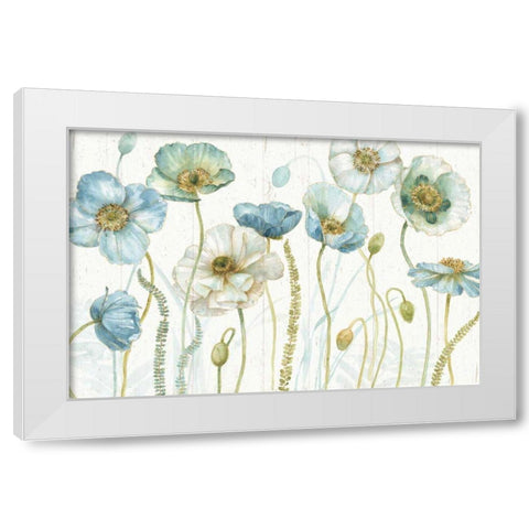 My Greenhouse Flowers I on Wood White Modern Wood Framed Art Print by Audit, Lisa