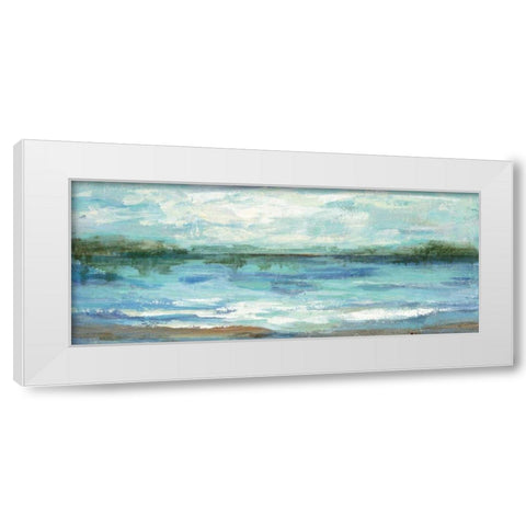 Mirrored Sky White Modern Wood Framed Art Print by Vassileva, Silvia