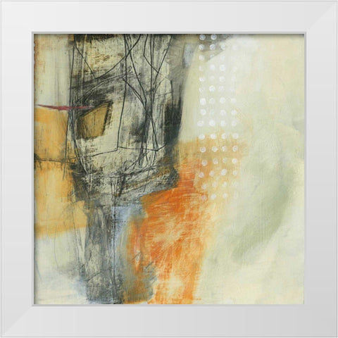 In the Clouds III White Modern Wood Framed Art Print by Davies, Jane
