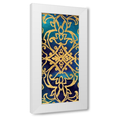 Little Jewels VII White Modern Wood Framed Art Print by Aiken, Jess