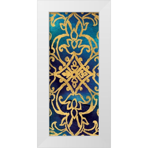 Little Jewels VII White Modern Wood Framed Art Print by Aiken, Jess