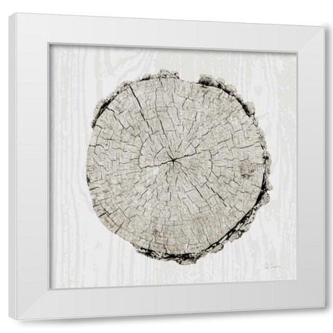 Woodland Years II  White Modern Wood Framed Art Print by Schlabach, Sue