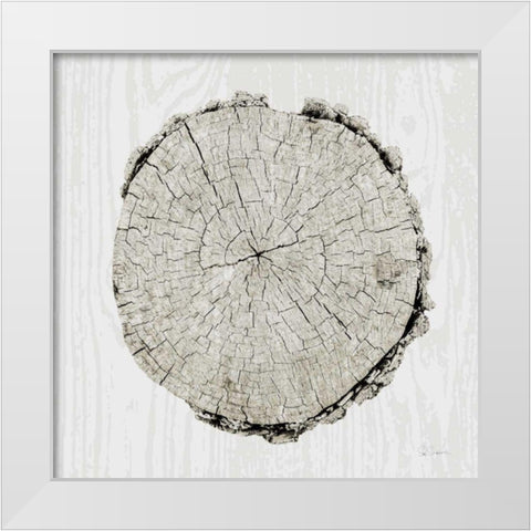 Woodland Years II  White Modern Wood Framed Art Print by Schlabach, Sue