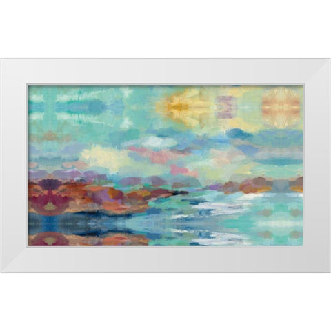 Archipelago White Modern Wood Framed Art Print by Vassileva, Silvia