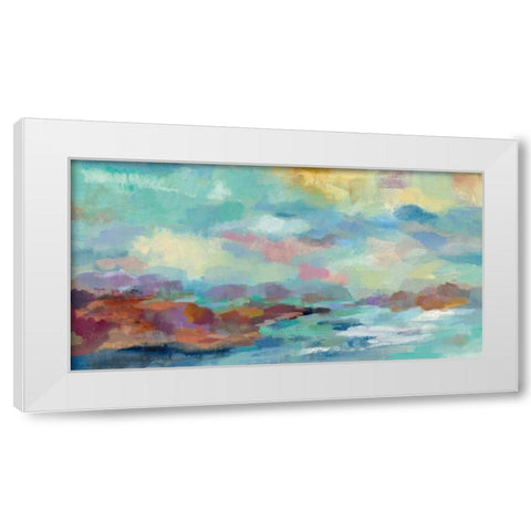 Archipelago White Modern Wood Framed Art Print by Vassileva, Silvia
