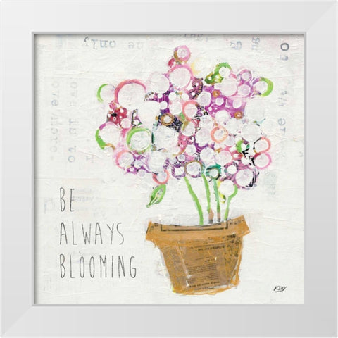 The Sweetness Inspiration  White Modern Wood Framed Art Print by Day, Kellie