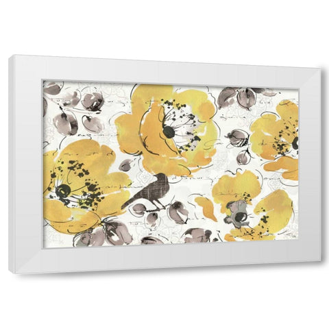 Watercolorful I White Modern Wood Framed Art Print by Pela Studio