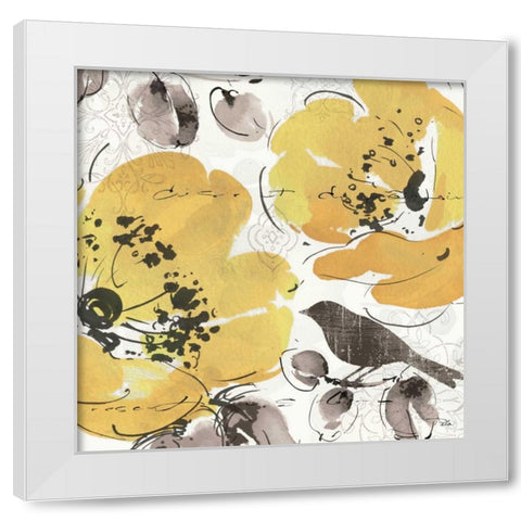 Watercolorful II White Modern Wood Framed Art Print by Pela Studio