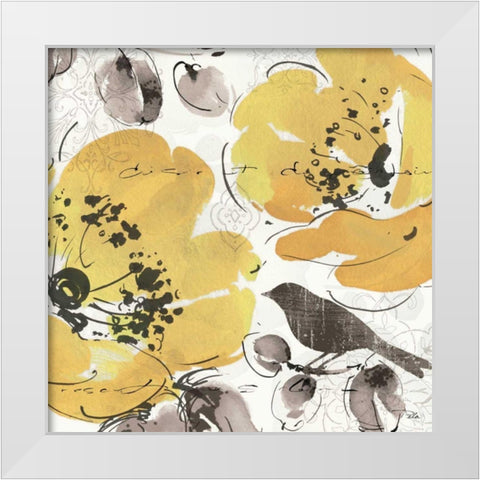 Watercolorful II White Modern Wood Framed Art Print by Pela Studio