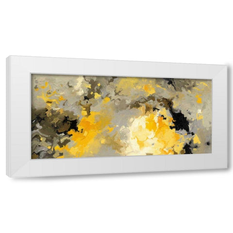 Star Cloud White Modern Wood Framed Art Print by Novak, Shirley