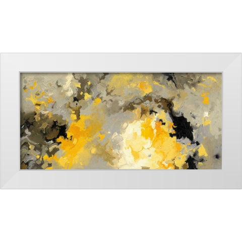 Star Cloud White Modern Wood Framed Art Print by Novak, Shirley