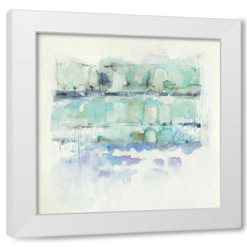 North Shore Crop White Modern Wood Framed Art Print by Schick, Mike