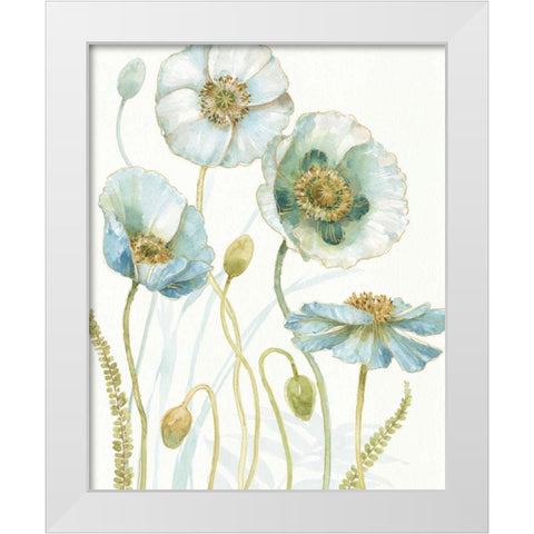 My Greenhouse Flowers VII White Modern Wood Framed Art Print by Audit, Lisa