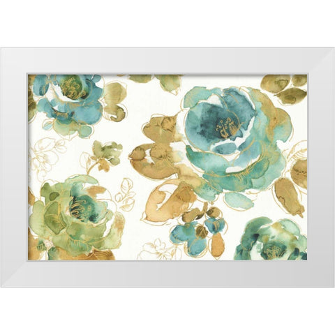 My Greenhouse Roses I White Modern Wood Framed Art Print by Audit, Lisa