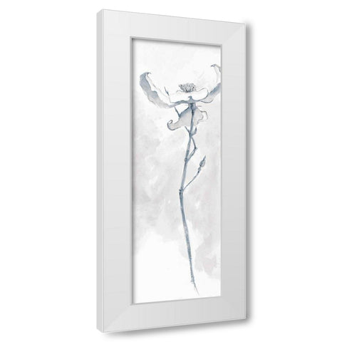 Solitary Dogwood IV Gray White Modern Wood Framed Art Print by Paschke, Chris