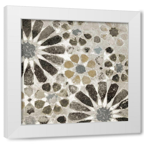 Alhambra Tile II Neutral White Modern Wood Framed Art Print by Schlabach, Sue