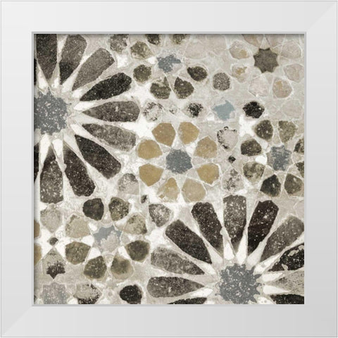 Alhambra Tile II Neutral White Modern Wood Framed Art Print by Schlabach, Sue