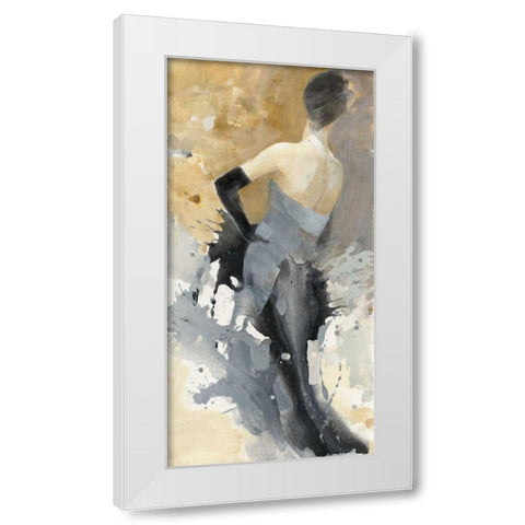 Opening Night II White Modern Wood Framed Art Print by Hristova, Albena