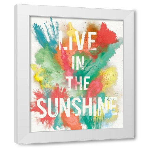 Be Bold II White Modern Wood Framed Art Print by Aiken, Jess