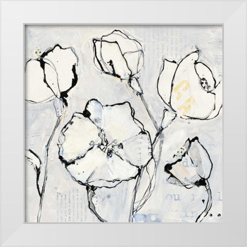 16 Again III White Modern Wood Framed Art Print by Day, Kellie