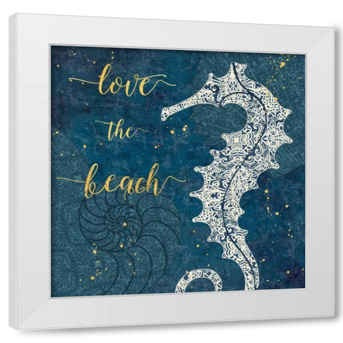 Coastal Lace VII White Modern Wood Framed Art Print by Aiken, Jess