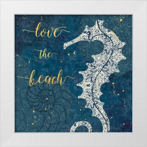 Coastal Lace VII White Modern Wood Framed Art Print by Aiken, Jess