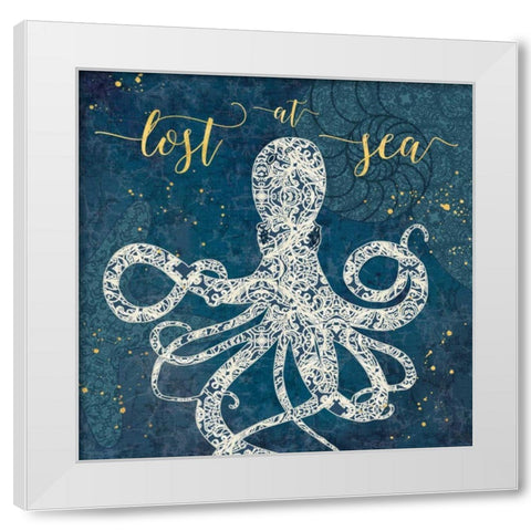 Coastal Lace VIII White Modern Wood Framed Art Print by Aiken, Jess