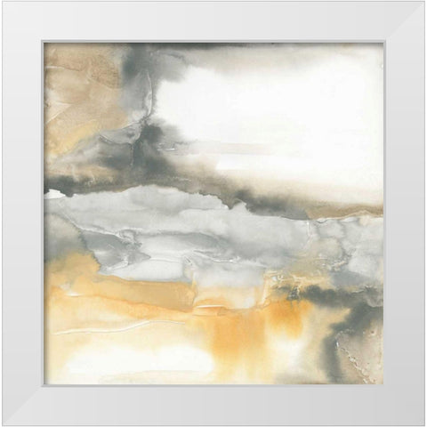 Minerals I White Modern Wood Framed Art Print by Paschke, Chris