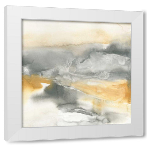 Minerals II White Modern Wood Framed Art Print by Paschke, Chris