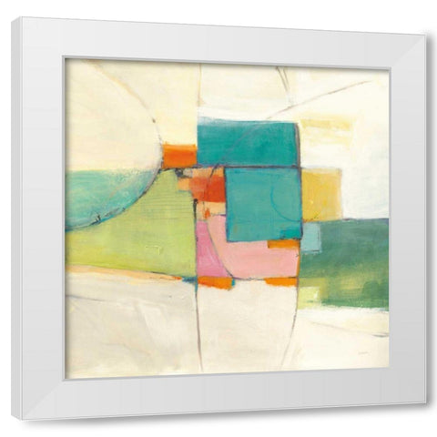 Aero White Modern Wood Framed Art Print by Schick, Mike