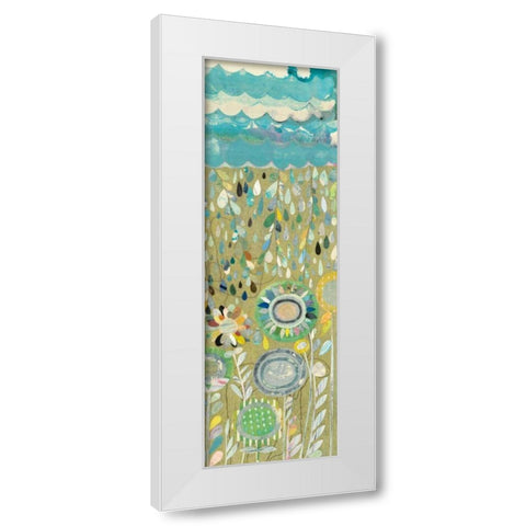 After the Rain III White Modern Wood Framed Art Print by Boggs, Candra