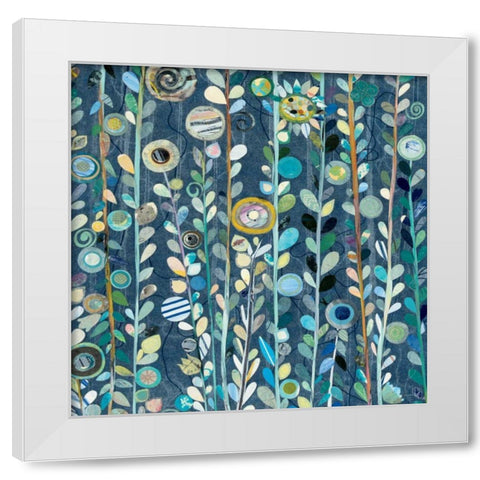 Navy Blue Sky Crop White Modern Wood Framed Art Print by Boggs, Candra