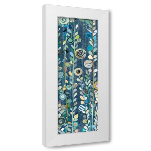 Navy Blue Sky II White Modern Wood Framed Art Print by Boggs, Candra