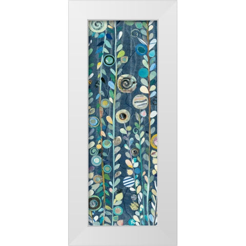 Navy Blue Sky II White Modern Wood Framed Art Print by Boggs, Candra