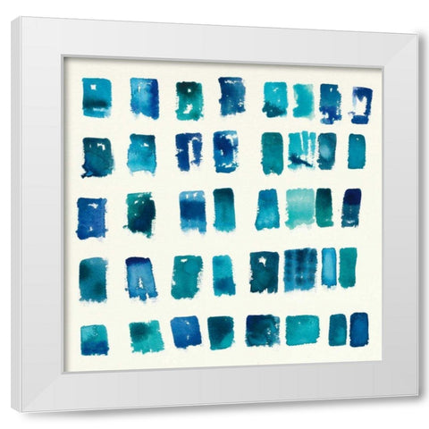 Pas Parfait III White Modern Wood Framed Art Print by Novak, Shirley