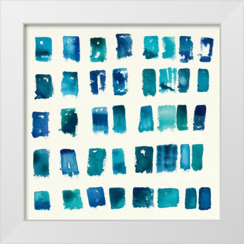 Pas Parfait III White Modern Wood Framed Art Print by Novak, Shirley