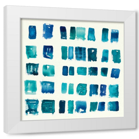 Pas Parfait IV White Modern Wood Framed Art Print by Novak, Shirley