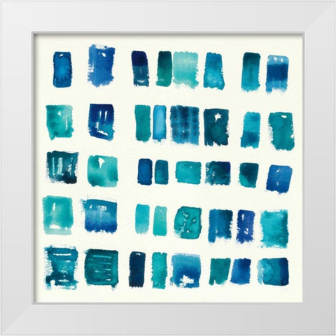 Pas Parfait IV White Modern Wood Framed Art Print by Novak, Shirley