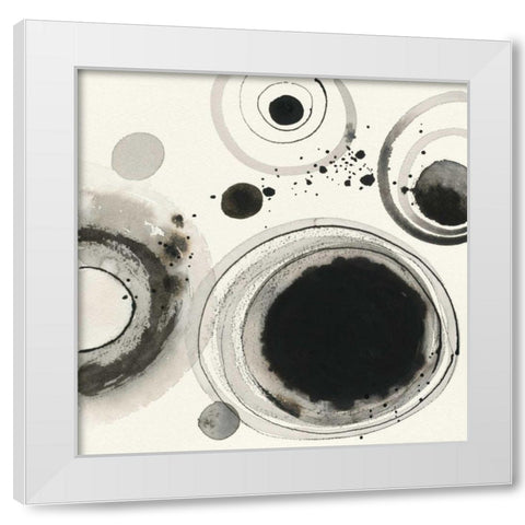 Planetary IV White Modern Wood Framed Art Print by Novak, Shirley