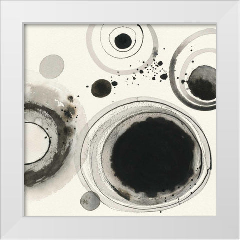 Planetary IV White Modern Wood Framed Art Print by Novak, Shirley