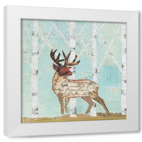 In the Forest III White Modern Wood Framed Art Print by Prahl, Courtney