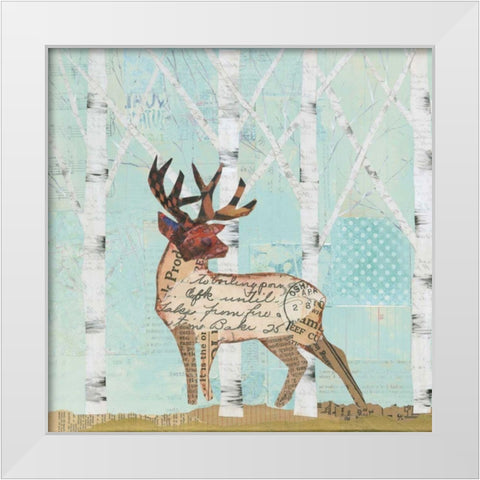 In the Forest III White Modern Wood Framed Art Print by Prahl, Courtney