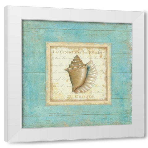 Bijou de Mer I White Modern Wood Framed Art Print by Brissonnet, Daphne