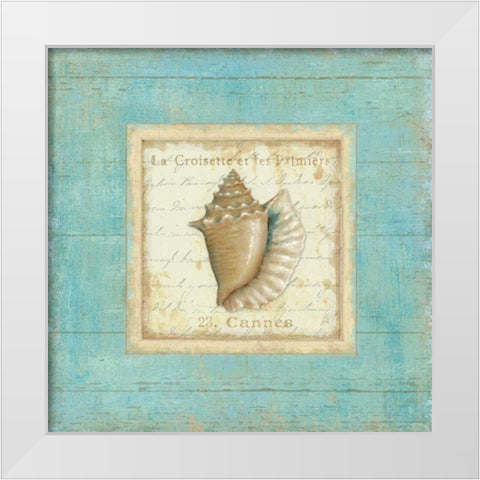 Bijou de Mer I White Modern Wood Framed Art Print by Brissonnet, Daphne