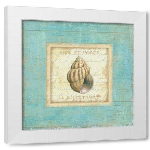 Bijou de Mer II White Modern Wood Framed Art Print by Brissonnet, Daphne